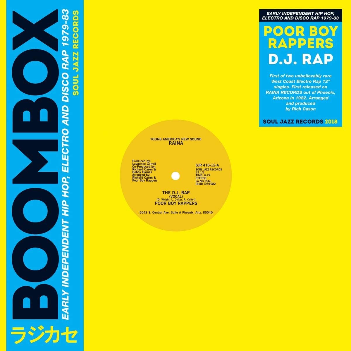 Poor Boy Rappers D.j. Rap LP Vinyl NEW
