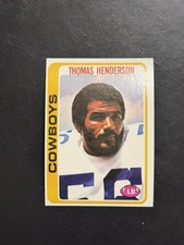1978 Topps Thomas Hollywood Henderson Rookie Card #213. rookie card picture