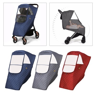 Stroller Rain Wind Cover Universal, Pram Weather Shields, UK