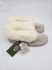 EMU Ridge Australia wool suede leather slippers NWT Men's 8 Women's 9