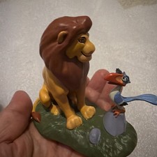 DISNEY LION ING MUFASA &  ZAZU 3? X 3.5? FIGURINE