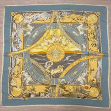 Hermes Scarf Carre90 RYTHMES DU MONDE Rhythms of the World m1 1222