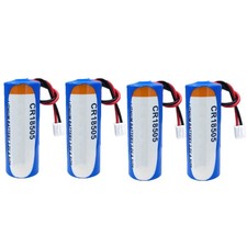 4pcs CR18505 3V 3000mAh Non-rechargeable Battery with 2.54 White Plug