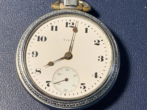 Vintage ELGIN pocket watch, grade 288, model 5, class 106, 18s, 7j,  runs fine