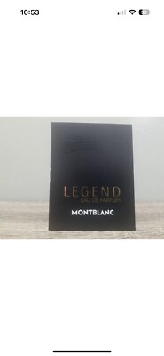 2 X  MONT BLANC LEGEND POUR HOMME EAU DE PARFUM SPRAY 0.04 OZ/ 1.2 ML MEN