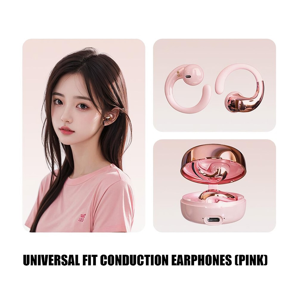 For Women Bluetooth Earphone Fit Samsung Iphone Tablet