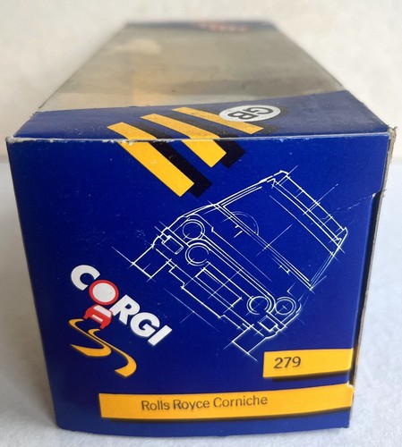 Corgi cod 279 Rolls Royce Corniche gris métal/noir 1/36ème - Imagen 3 de 3
