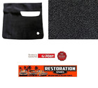 <!--F#f_0-->HOLDEN FX FJ SEDAN BOOT TRUNK MOULDED CHARCOAL LOOP CARPET with spare wheel cut<!--F/-->