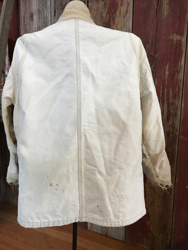 Carharrt Jacket Coat C001 Blanket Lined sz XL very distressed......w1 - Picture 7 of 10