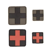 BW Militär Patch 3D Erste Hilfe mit Klett Abzeichen Sanitäter Mil-Tec