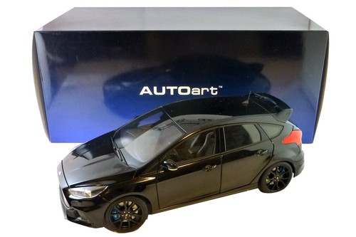 Autoart 72952 Ford Focus RS schwarz 2016 Maßstab 1:18 Modellauto - Picture 6 of 6