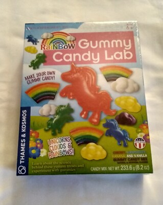 Thames and Kosmos Rainbow Colored Gummy Candy Lab Create Your Own Unique Candies