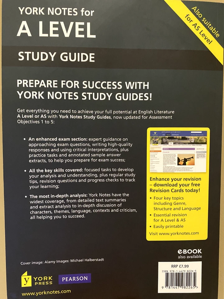 A Streetcar Named Desire York Notes For A Level Study Guide, A* Student Notes - Image 2 of 3