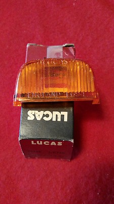 MG 1100 front amber turn signal indicator lens NOS Lucas 54579340 ...