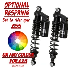 Triumph THRUXTON 790 2004 - 2006 YSS Piggyback Twin Shocks RG362-360TRCL-22-BLK