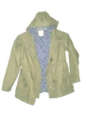 Nice FOREVER Girls Size M 9/10 Zipper and Button Front Hooded Jacket w/Pockets
