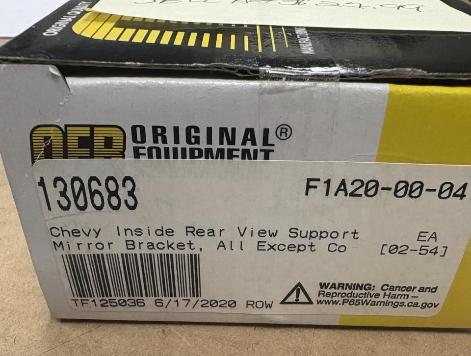 1955-1957 Chevrolet Bel Air Del Ray Nomad Bonneville Rear View Mirror Bracket - Image 3 of 4