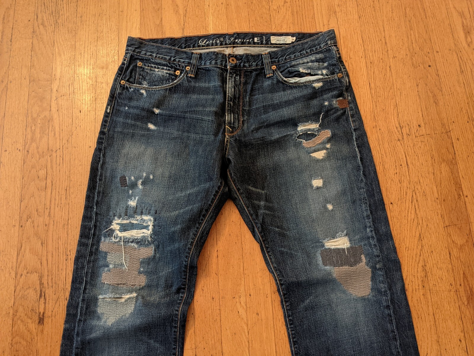 LEVI'S CAPITAL E HESHER REGULAR STRAIGHT 'REPAIRE… - image 6