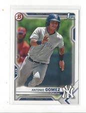 2021 Bowman Prospects #BP82 Antonio Gomez Yankees