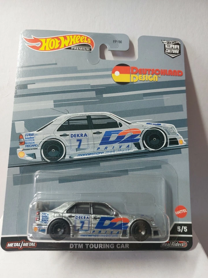 hot wheels 1/64 🇨🇵 Deutchland Design amg Mercedes Benz c-class DTM touring #5 - Photo 1/4