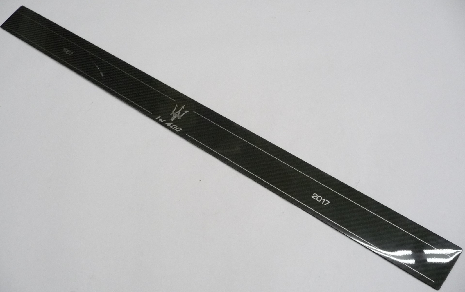 2017 Maserati GranTurismo 1 of 400 1957/2017 Carbon Fiber Kickplate Right OEM