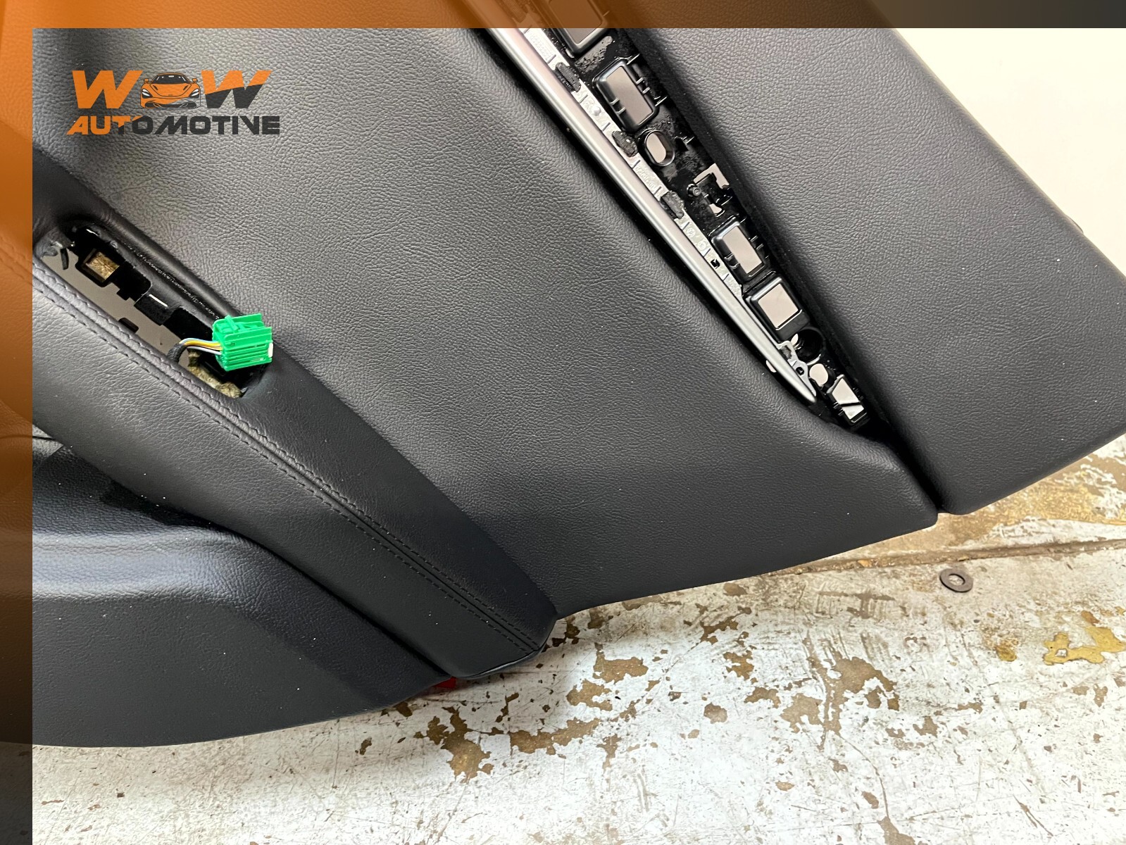14-16 MASERATI GHIBLI REAR RIGHT PASSENGER SIDE INTERIOR DOOR PANEL BLACK OEM