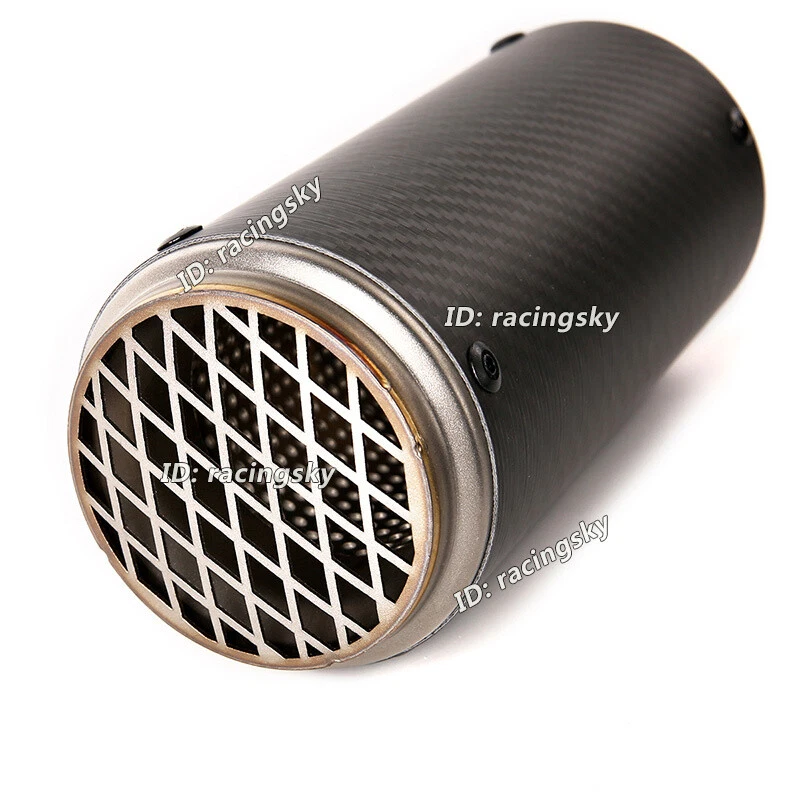 Silenciador de carbono 51 mm tubo de escape enlace medio para Ducati Scrambler 821 800 2015-2024 Foto 4 de 4