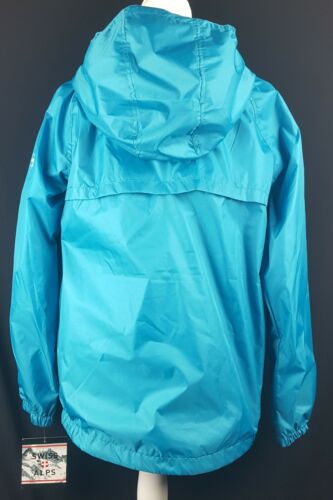 SWISS ALPS LONG SLEEVE WOMEN JACKET COLOR BLUE ZIP HOODED COAT SIZE XL 11217I - Picture 7 of 11