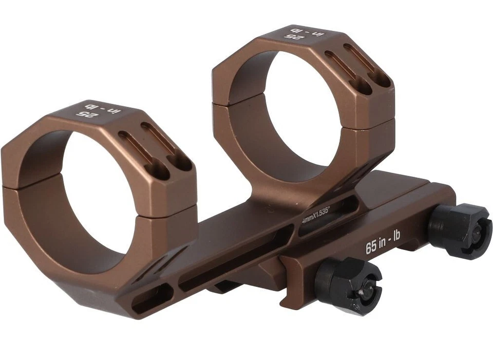 Montaje de mira telescópica de aluminio Sig Sauer ALPHA-MSR 34 mm 1,535", marrón coyote - SOA20017 Foto 2 de 4