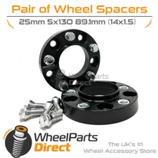 Bolt-On Wheel Spacers (2) 5x130 89.1 25mm for Renault Master [Mk3] 10-24