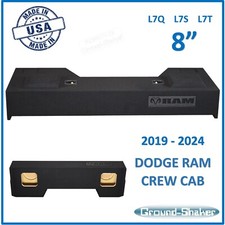 2019-2024 Dodge Ram Crew Cab 8" Dual Sub Box Subwoofer Enclosure Solo Baric