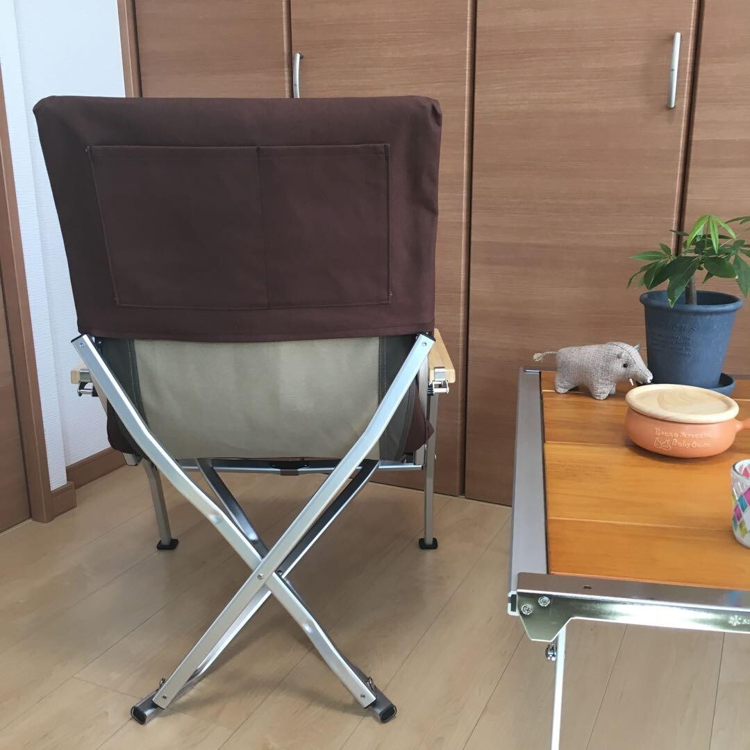 Seat Cover For Snow Peak Low Chair 30 No. 8 canvas Brown with