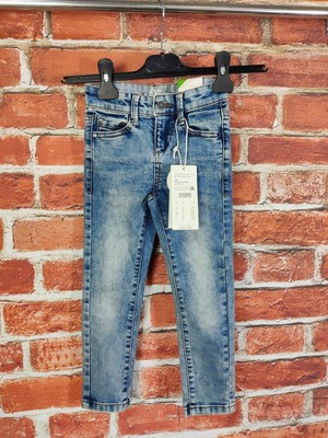 NEU MIT ETIKETT MÄDCHEN S. OLIVER BLAU VERWASCHEN JEANS ALTER 4-5 JAHRE SLIM FIT SKINNY KINDER 110 CM