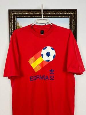 Vintage Adidas Originals Spain World Cup Football Shirt Soccer