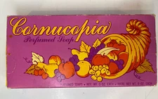 Vtg Cornucopia Shaped Soap Scented Fuller Brush Company (3) Bars 9 Ounces Total