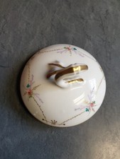 ANCIEN COUVERCLE POUR POT A LAIT A CHOCOLAT THEIERE sucrier porcelaine PARIS