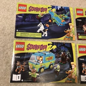 Lego Scooby-Doo 3 Sets of Building Instructions Manual Books 75900 75901 75902