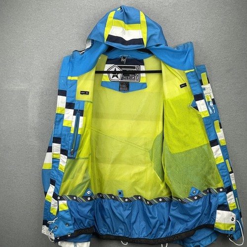 Giacca da snowboard sci blu medio Sessions Warmth 2 RECCO Tech DELUXE - Foto 5 di 12