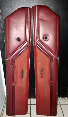 1978 1979 1980 CUTLASS SUPREME RED UPPER DOOR PANELS PAIR 