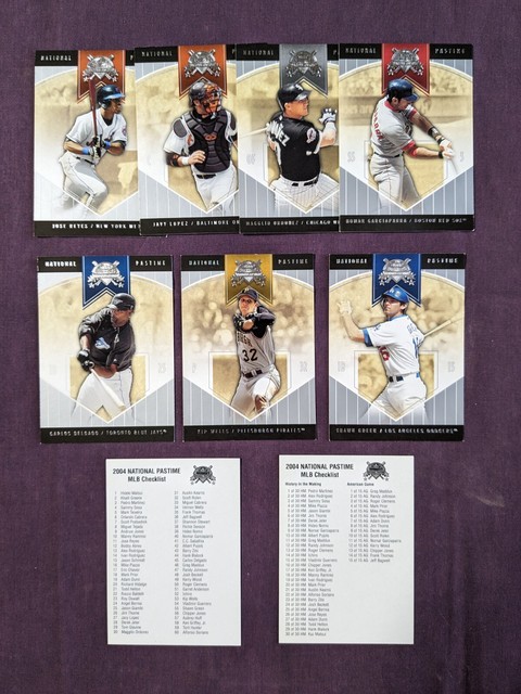 2004 National Pastime Baseball - - - Pick A Card