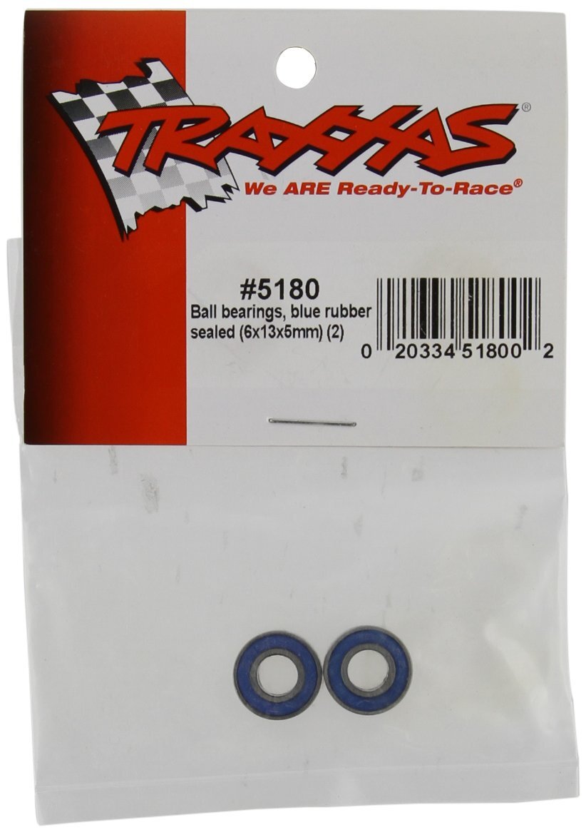 Traxxas 5180 Ball Bearings 6x13x5mm, 2-Piece, 56-Pack