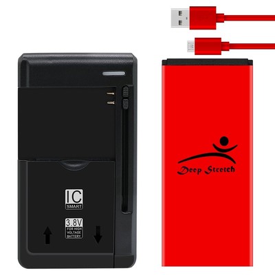 Boosting 3100mAh Standard Battery Travel Charger Cable for Alcatel GLIMPSE 5002C