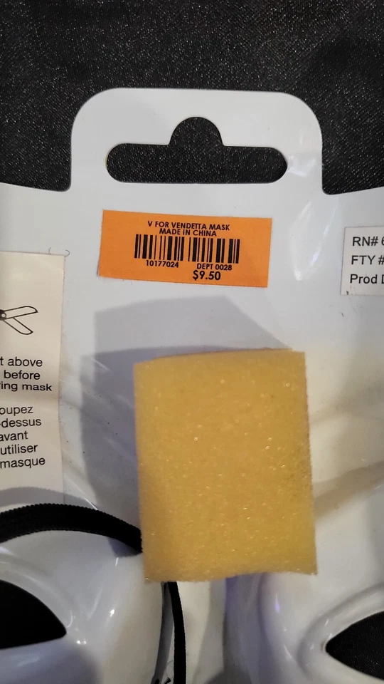 Nuevo WB V para Vendetta Máscara Adulto Hombre Guy Fawkes Halloween Disfraz Atraco de Dinero Foto 4 de 4
