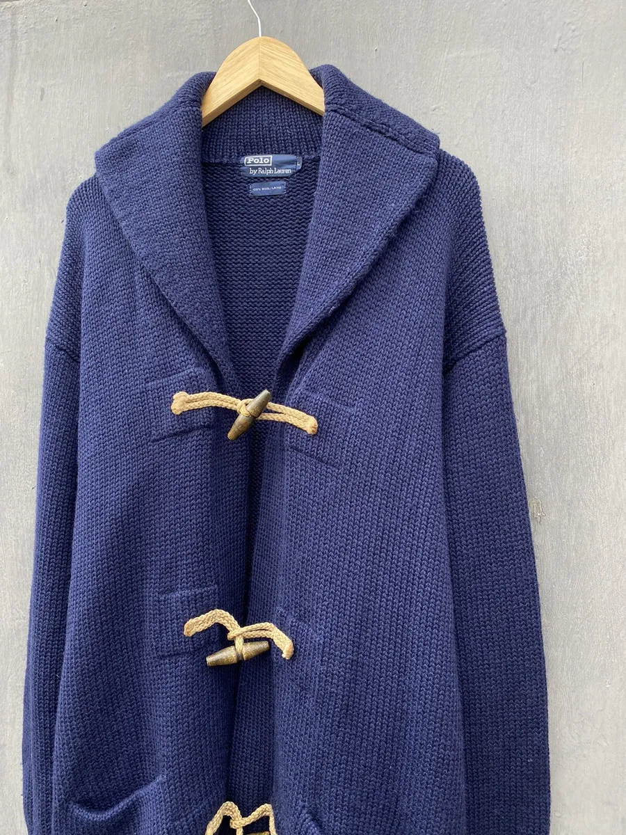 Polo Ralph Lauren Vintage Wool knit Cardigan size XL