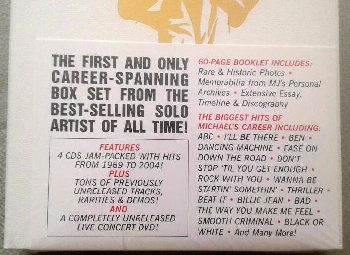 MICHAEL JACKSON-THE ULTIMATE COLLECTION-4CD+DVD BOX SET