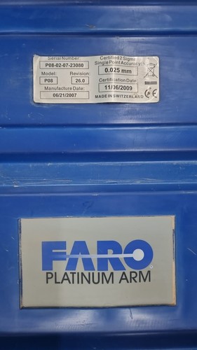 FARO PLATINUM ARM P08 REVISIONE 26.0 - Foto 4 di 5