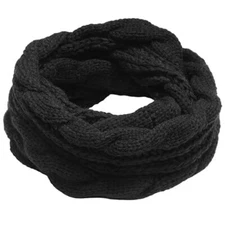 Scarf for Women - Winter Scarf Infinity Scarf for Women for Cold Weather, Black