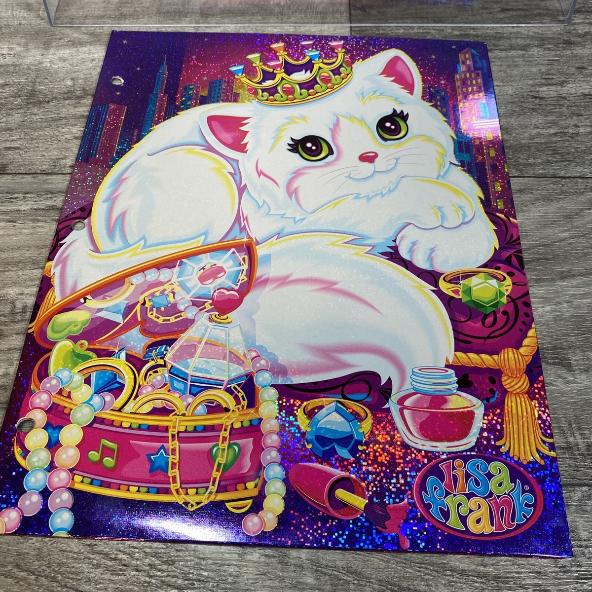 フェイスカラー Lisa Rare Lisa Frank Glamour Jeweled Purrscilla Persian Cat Double