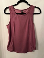 90 Degree By Reflex Women’s Purple Knit Mesh Workout Athletic Tank Top Cutout S