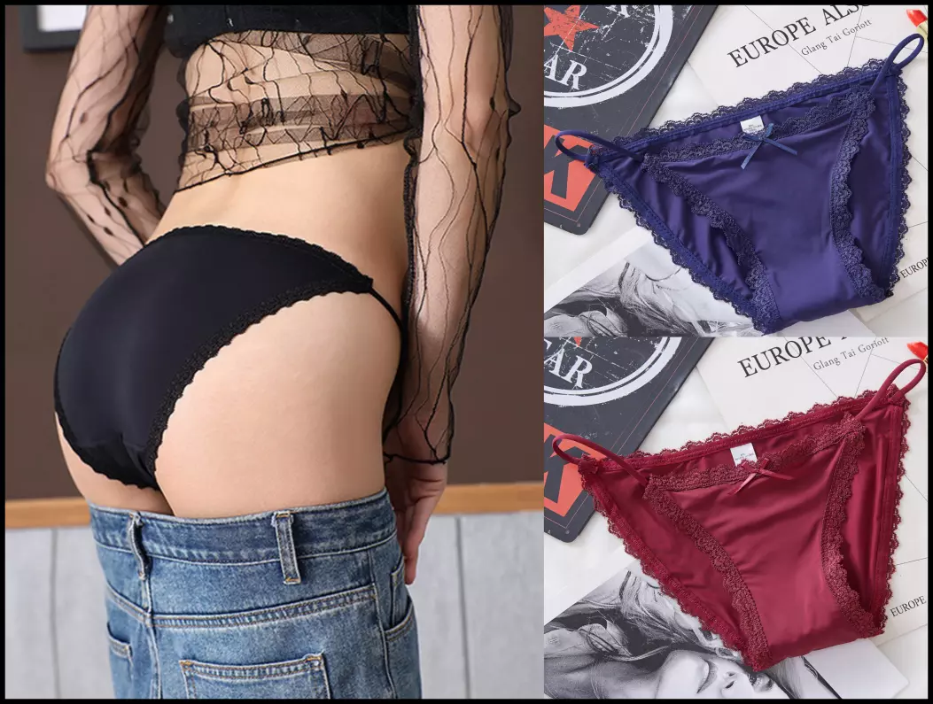 European Style Underwear Women's Panties Sexy Lace Underpants Low